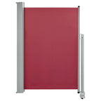 Vidaxl tuinscherm uittrekbaar 120x300 cm rood