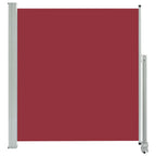 Vidaxl tuinscherm uittrekbaar 140x300 cm rood