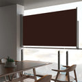 Vidaxl tuinscherm uittrekbaar 160x300 cm bruin