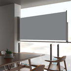 Vidaxl tuinscherm uittrekbaar 60x300 cm grijs