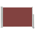 Vidaxl tuinscherm uittrekbaar 60x300 cm bruin