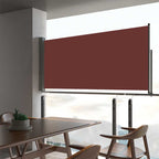 Vidaxl tuinscherm uittrekbaar 60x300 cm bruin