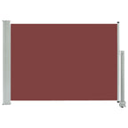 Vidaxl tuinscherm uittrekbaar 80x300 cm bruin