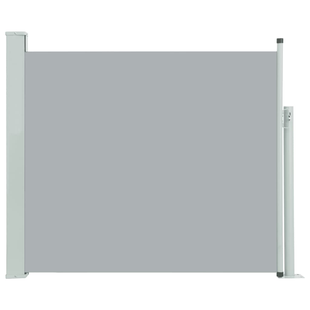 Vidaxl tuinscherm uittrekbaar 100x314 cm grijs