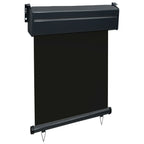 Vidaxl balkonscherm 65x250 cm zwart