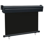 Vidaxl balkonscherm 85x250 cm zwart