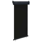 Vidaxl balkonscherm 105x250 cm zwart