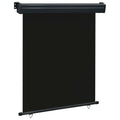 Vidaxl balkonscherm 145x250 cm zwart