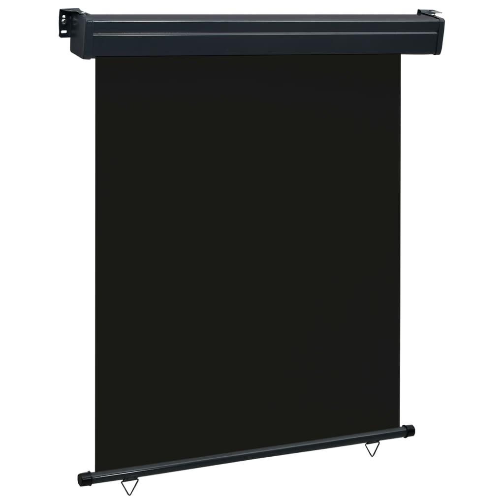 Vidaxl balkonscherm 145x250 cm zwart
