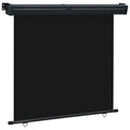 Vidaxl balkonscherm 165x250 cm zwart