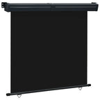 Vidaxl balkonscherm 165x250 cm zwart