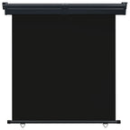 Vidaxl balkonscherm 165x250 cm zwart