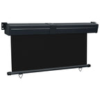 Vidaxl balkonscherm 165x250 cm zwart