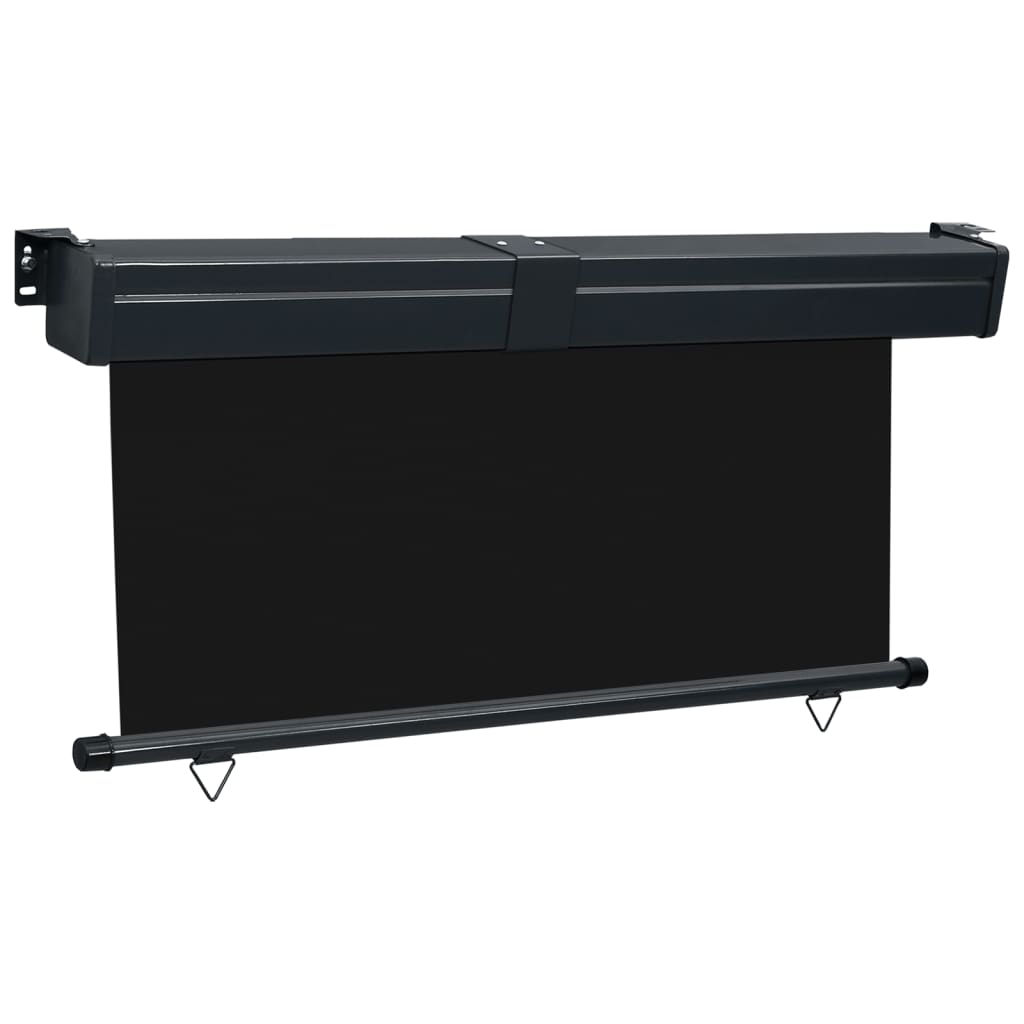 Vidaxl balkonscherm 165x250 cm zwart