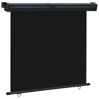 Vidaxl balkonscherm 175x250 cm zwart