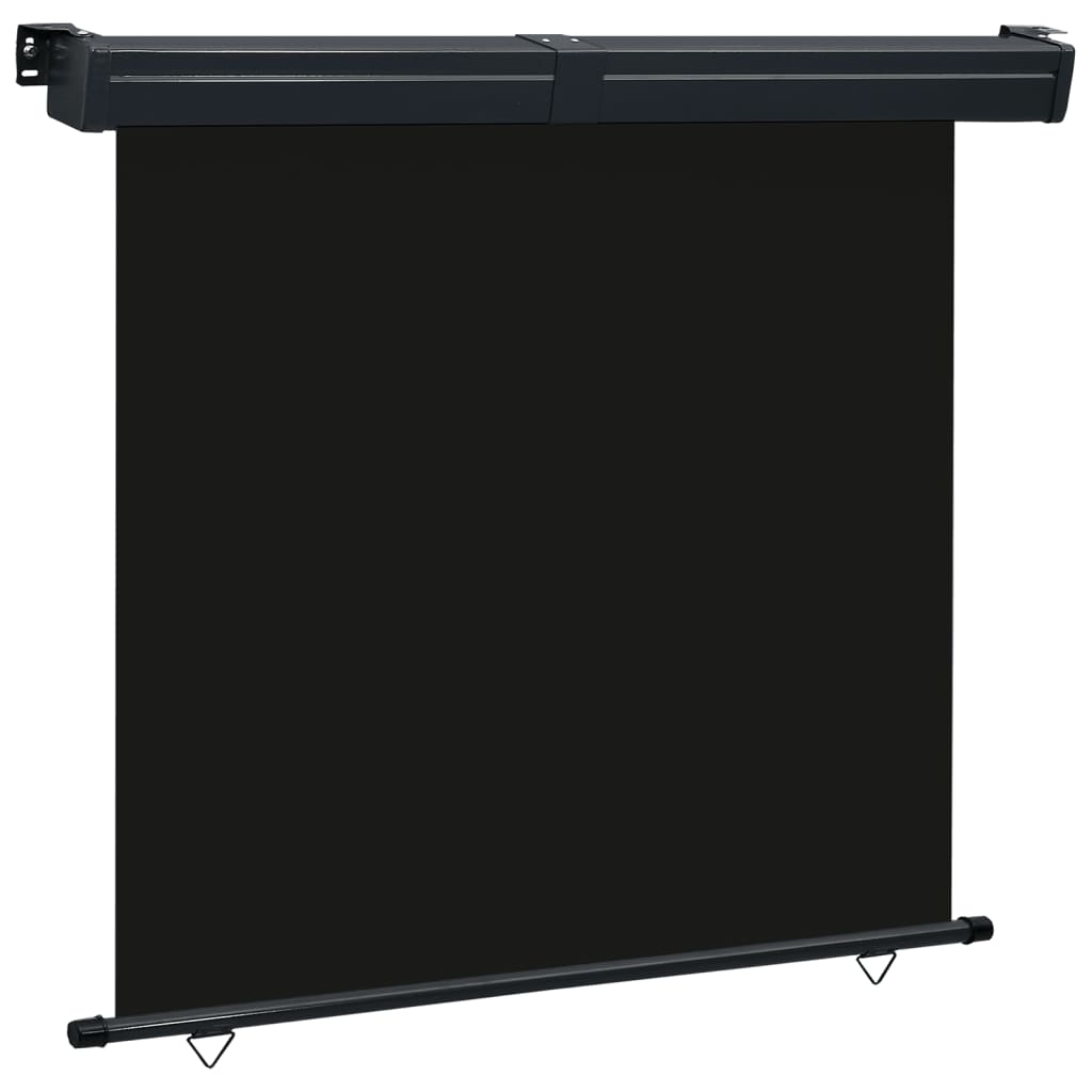 Vidaxl balkonscherm 175x250 cm zwart