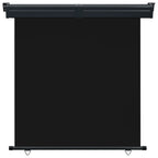 Vidaxl balkonscherm 175x250 cm zwart