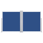 Vidaxl windscherm uittrekbaar 170x600 cm blauw