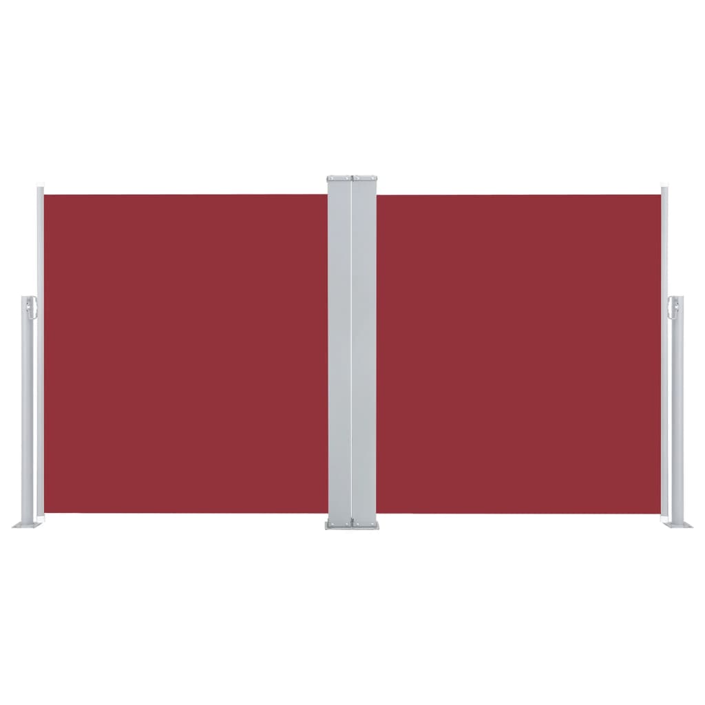 Vidaxl windscherm uittrekbaar 170x600 cm rood