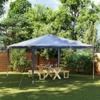 Vidaxl partytent 4x4 m blauw