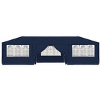 Vidaxl partytent met zijwanden professioneel 90 g m² 4x9 m blauw