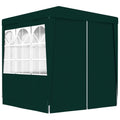 Vidaxl partytent met zijwanden professioneel 90 g m² 2x2 m groen