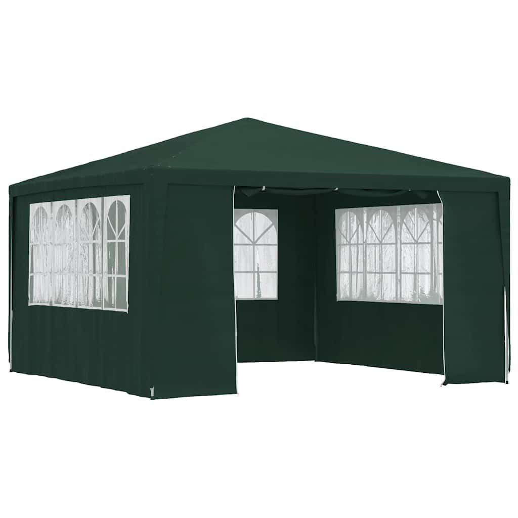 Vidaxl partytent met zijwanden professioneel 90 g m² 4x4 m groen