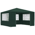 Vidaxl partytent met zijwanden professioneel 90 g m² 4x4 m groen