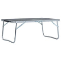 VidaXL Campingtafel inklapbaar 60x40 cm aluminium grijs