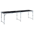 Vidaxl bierpongtafel inklapbaar 240 cm zwart