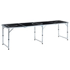 Vidaxl bierpongtafel inklapbaar 240 cm zwart