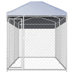 VidaXL Hondenkennel voor buiten met dak 382x192x225 m