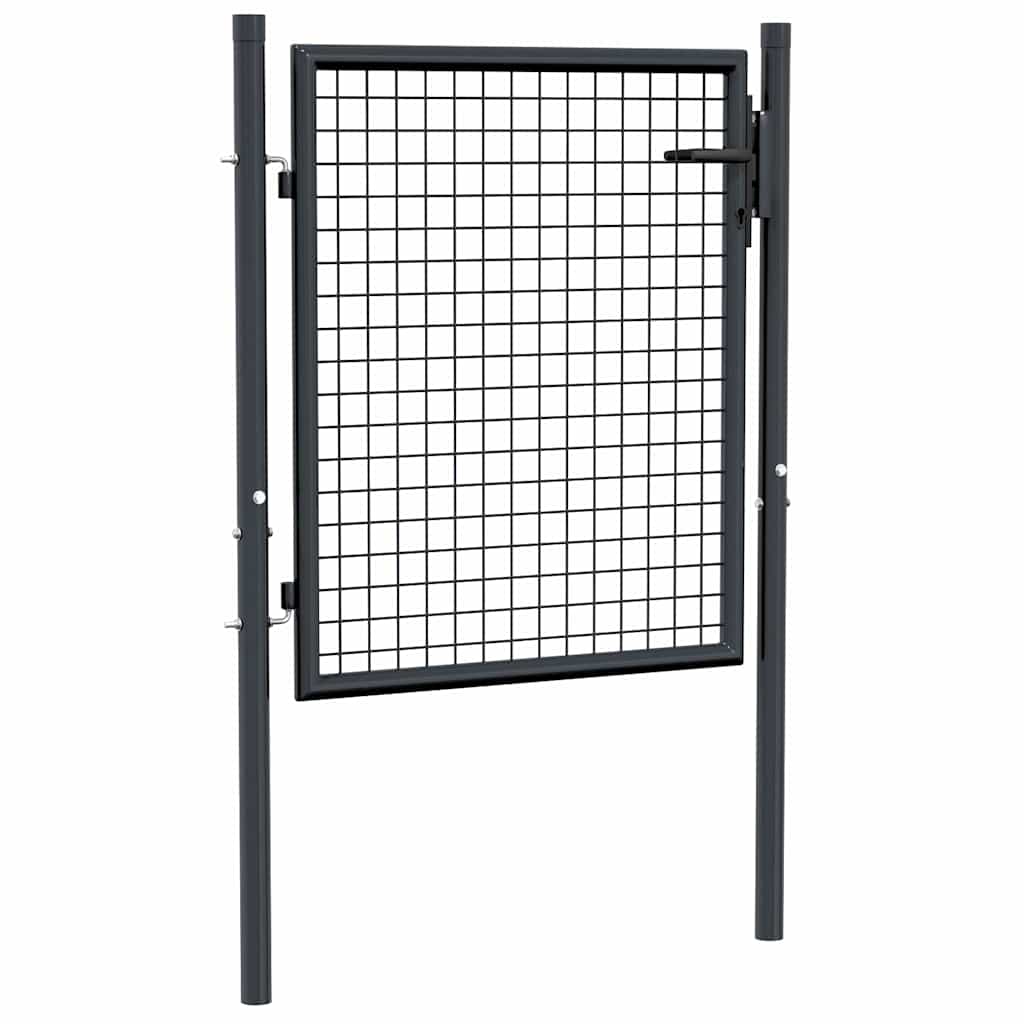 Vidaxl tuinhek van gaas gegalvaniseerd staal 100x75 cm grijs