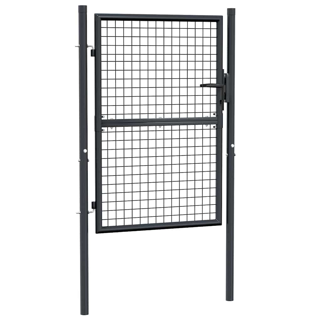 Vidaxl tuinhek van gaas gegalvaniseerd staal 100x125 cm grijs