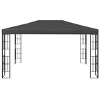 Vidaxl prieel 3x4 m antraciet