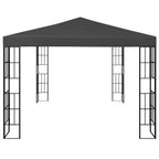 Vidaxl prieel 3x4 m antraciet