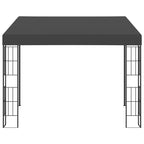Vidaxl wandprieel 3x3 m stof antracietkleurig