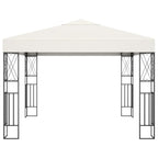 Vidaxl prieel 3x3 m stof crème