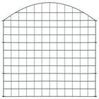 Vidaxl schuttingset gebogen 77,5x78,5 cm groen