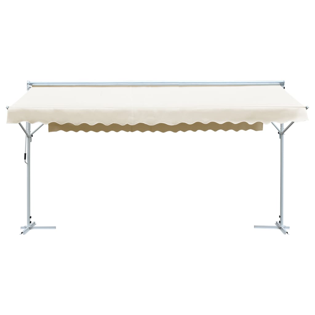 VidaXL Luifel vrijstaand 600x300 cm crème