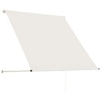 Vidaxl luifel uittrekbaar 100x150 cm crème