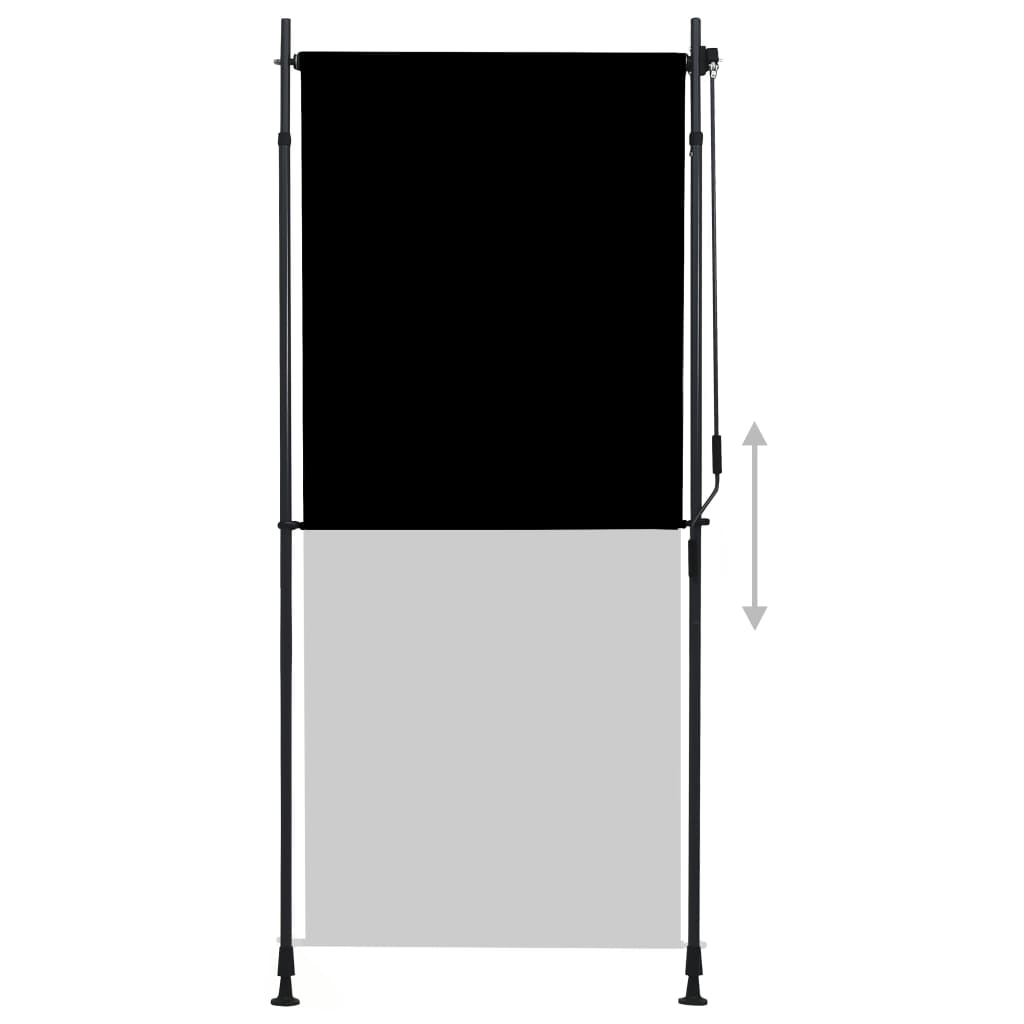 Vidaxl rolgordijn voor buiten 100x270 cm antraciet