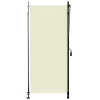 Vidaxl rolgordijn voor buiten 100x270 cm crème