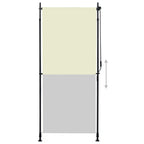 Vidaxl rolgordijn voor buiten 100x270 cm crème
