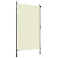 Vidaxl rolgordijn voor buiten 120x270 cm crème