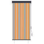 Vidaxl rolgordijn voor buiten 80x250 cm geel en blauw