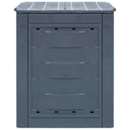 Vidaxl compostbakken 3 st 780 l 60x60x73 cm grijs