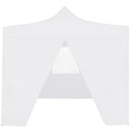 Vidaxl partytent met 4 zijwanden inklapbaar 3x3 m staal wit