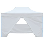 Vidaxl partytent met 4 zijwanden inklapbaar 3x4,5 m wit