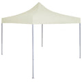 Vidaxl partytent professioneel inklapbaar 2x2 m staal crème